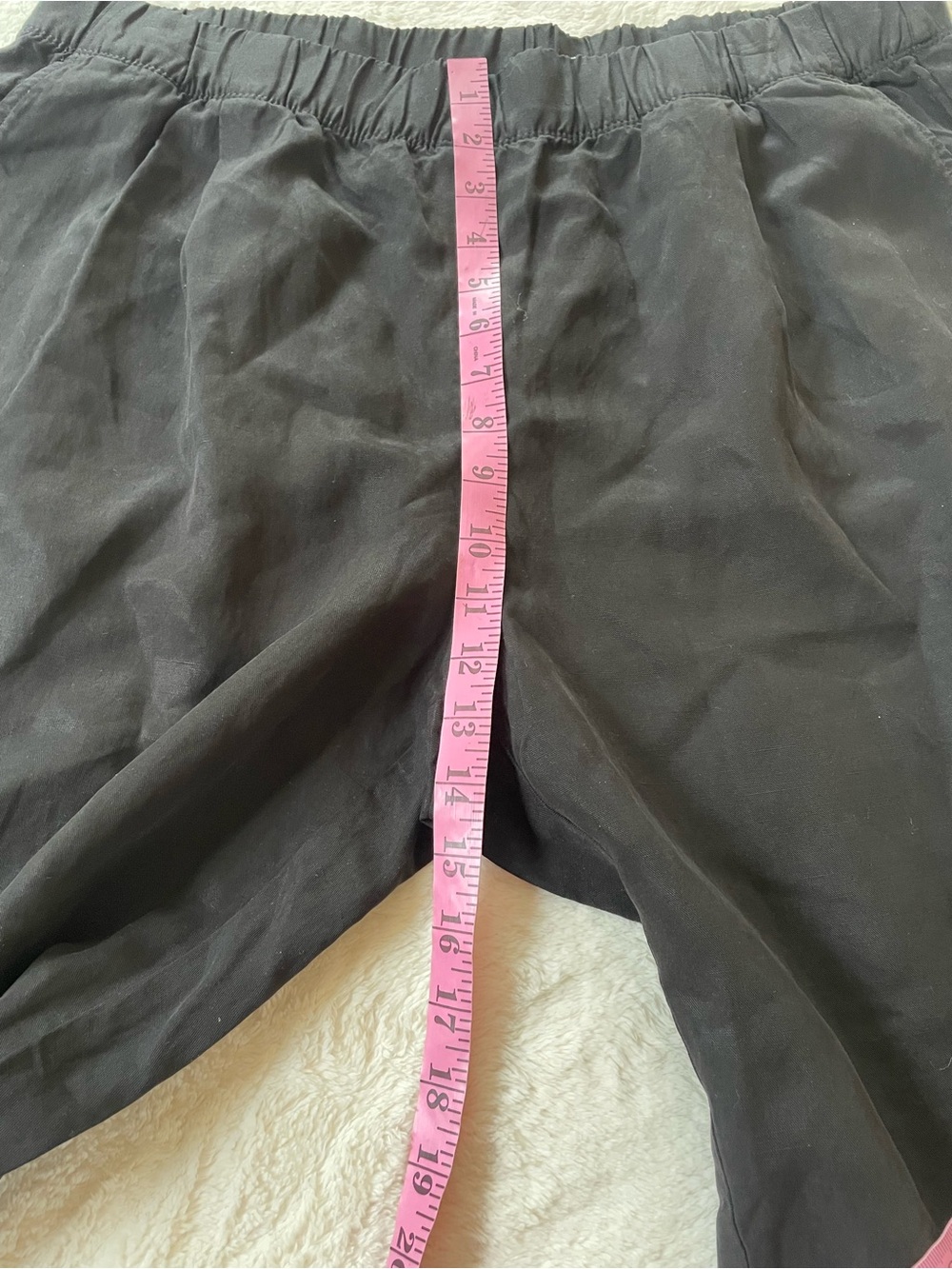 Eileen Fisher Linen Blend Pleated Tapered Pant Size XL Comfort Pull On Coastal - Picture 11 of 11
